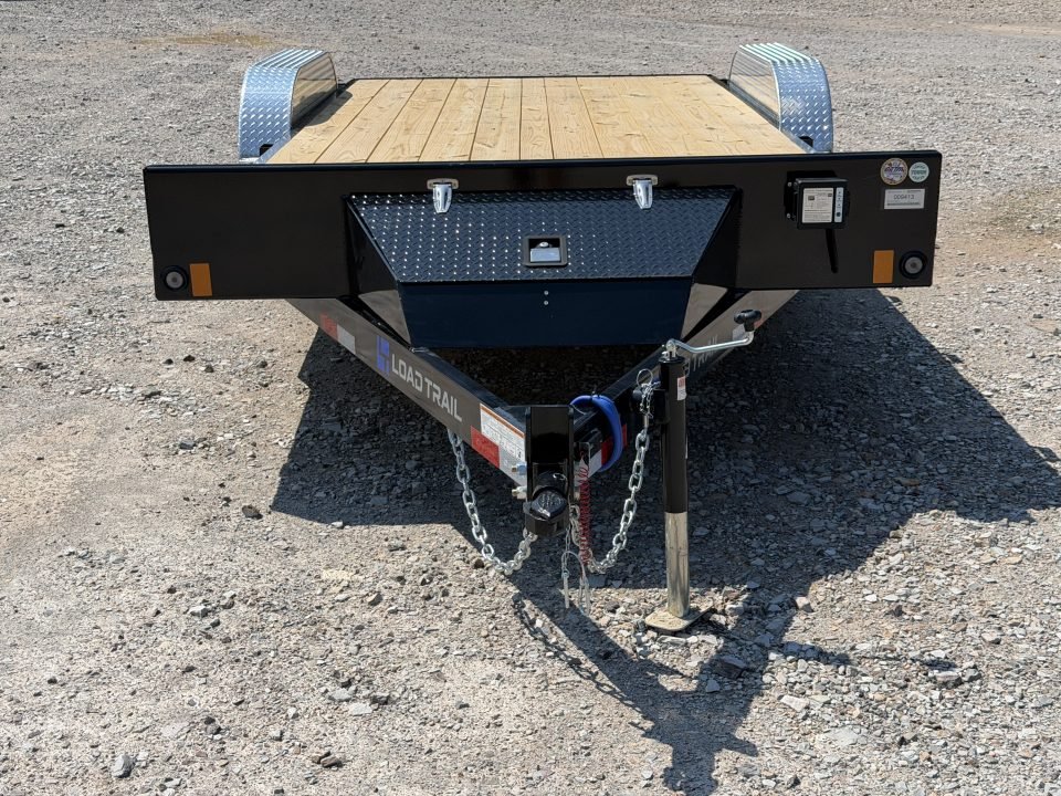 2026 Load Trail CH 83X18 7K GVWR PULLOUT RAMPS REAR STABILIZER JACKS TOOL BOX Car Hauler