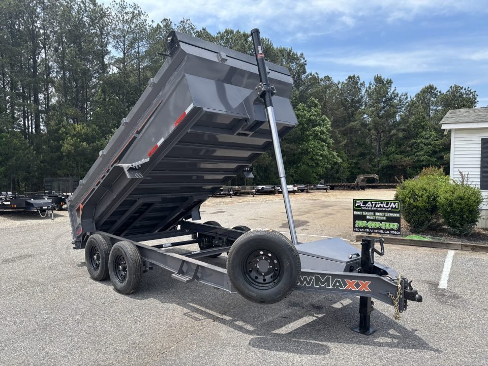 2026 RawMaxx GDX KNIGHT 83X14 HIGH SIDE TELESCOPIC CYLINDER 14K GVWR Dump Trailer
