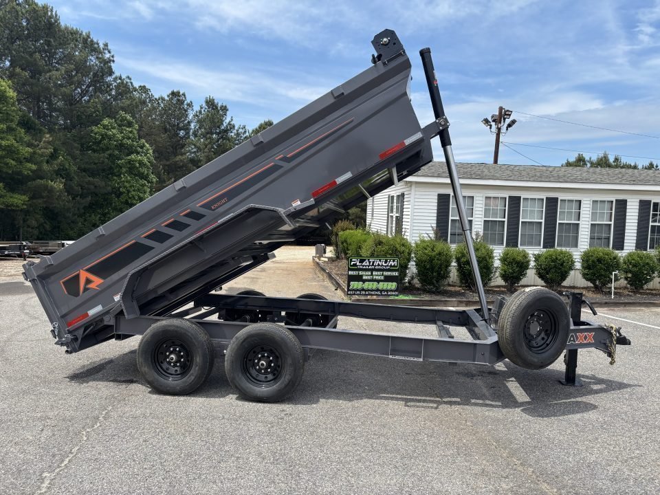 2026 RawMaxx GDX KNIGHT 83X14 HIGH SIDE TELESCOPIC CYLINDER 14K GVWR Dump Trailer
