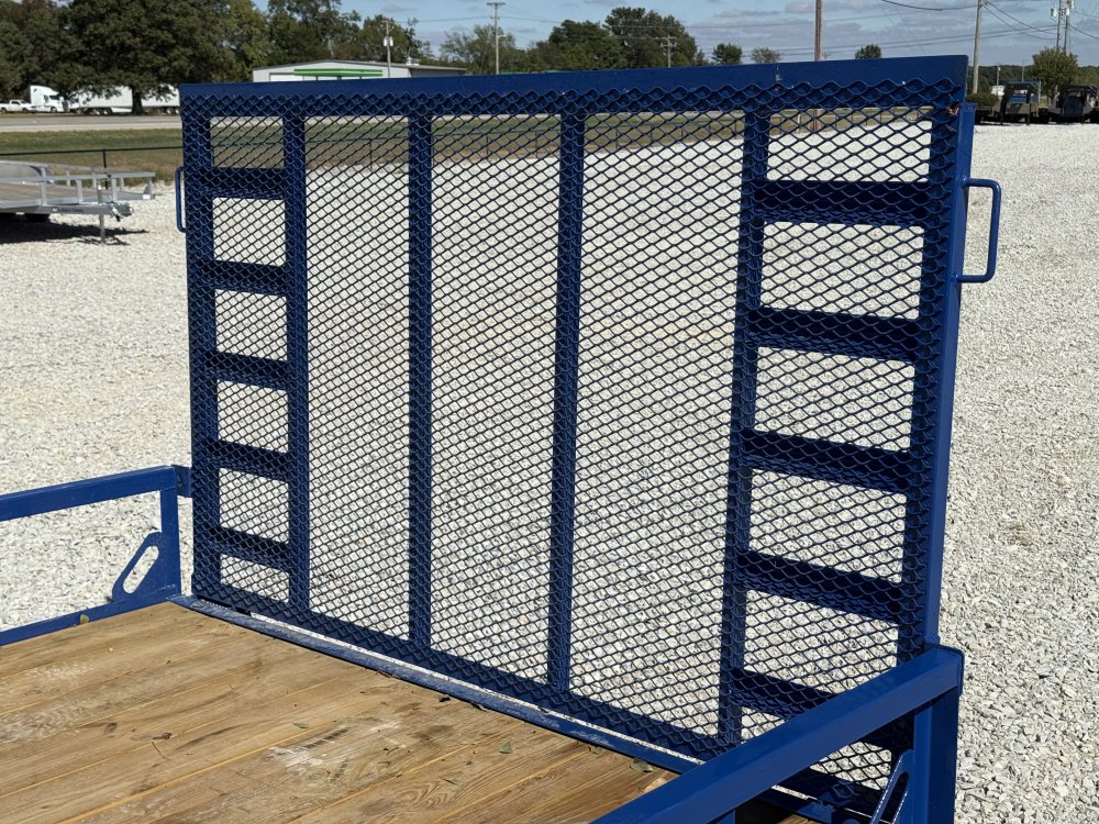 2026 LOAD TRAIL UE 83X14 TANDEM AXLE W/4' FOLDING GATE AND SIDE LOAD RAMPS 7K GVWR UTILITY TRAILER