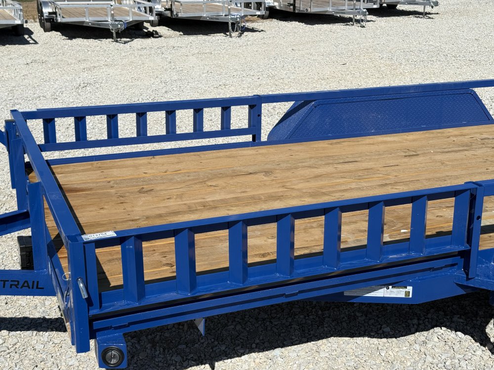 2026 LOAD TRAIL UE 83X14 TANDEM AXLE W/4' FOLDING GATE AND SIDE LOAD RAMPS 7K GVWR UTILITY TRAILER