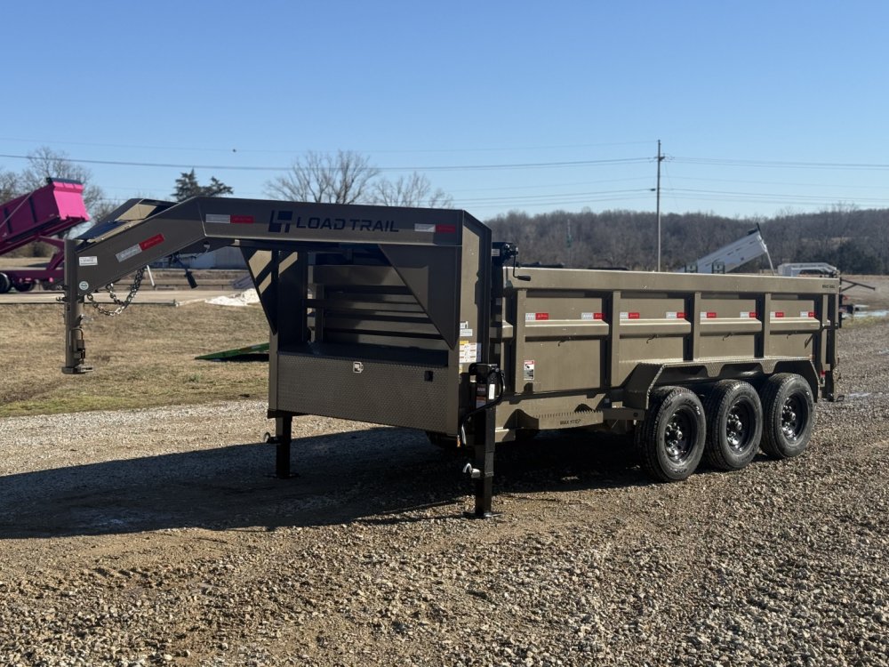 2026 Load Trail DG 83X16 Dump Trailer / 14 PLY / HIGH SIDE / SCISSOR HOIST / SOLAR PANEL / 21K GVWR