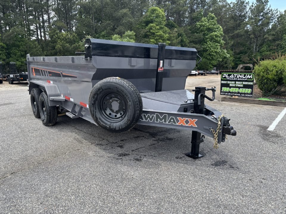 2026 RawMaxx GDX KNIGHT 83X14 HIGH SIDE TELESCOPIC CYLINDER 14K GVWR Dump Trailer