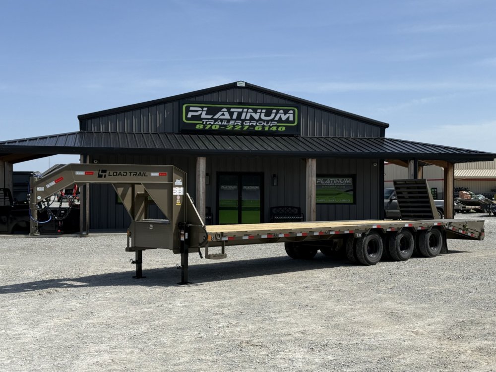 2026 Load Trail GP 102X32 GOOSENECK TRIPLE AXLE W/MAX RAMPS AND 14 PLY TIRES 30K GVWR Flatbed Traile