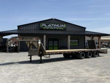 2026 Load Trail GP 102X32 GOOSENECK TRIPLE AXLE W/MAX RAMPS AND 14 PLY TIRES 30K GVWR Flatbed Trailer