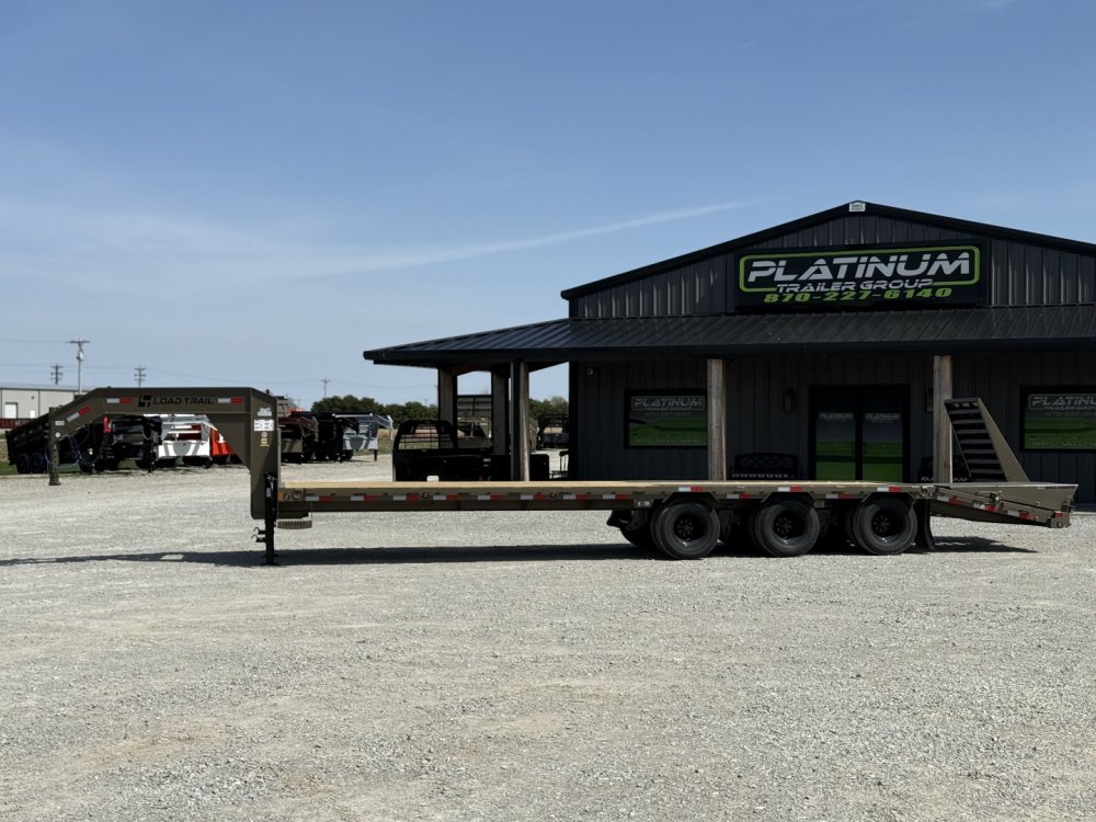 2026 Load Trail GP 102X32 GOOSENECK TRIPLE AXLE W/MAX RAMPS AND 14 PLY TIRES 30K GVWR Flatbed Traile