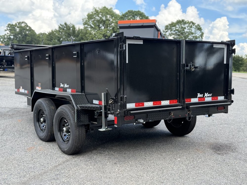 2026 Trail Maxx 83X14X3 HIGH SIDE TELESCOPIC W/REAR STABILIZER JACKS 14K GVWR Dump Trailer