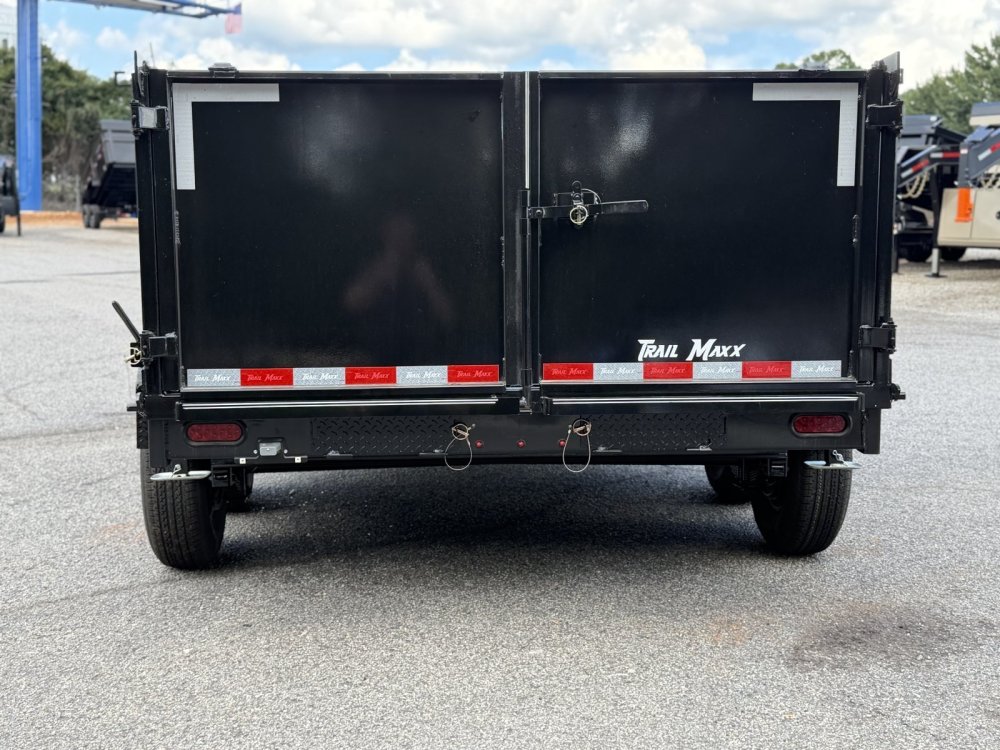 2026 Trail Maxx 83X14X3 HIGH SIDE TELESCOPIC W/REAR STABILIZER JACKS 14K GVWR Dump Trailer