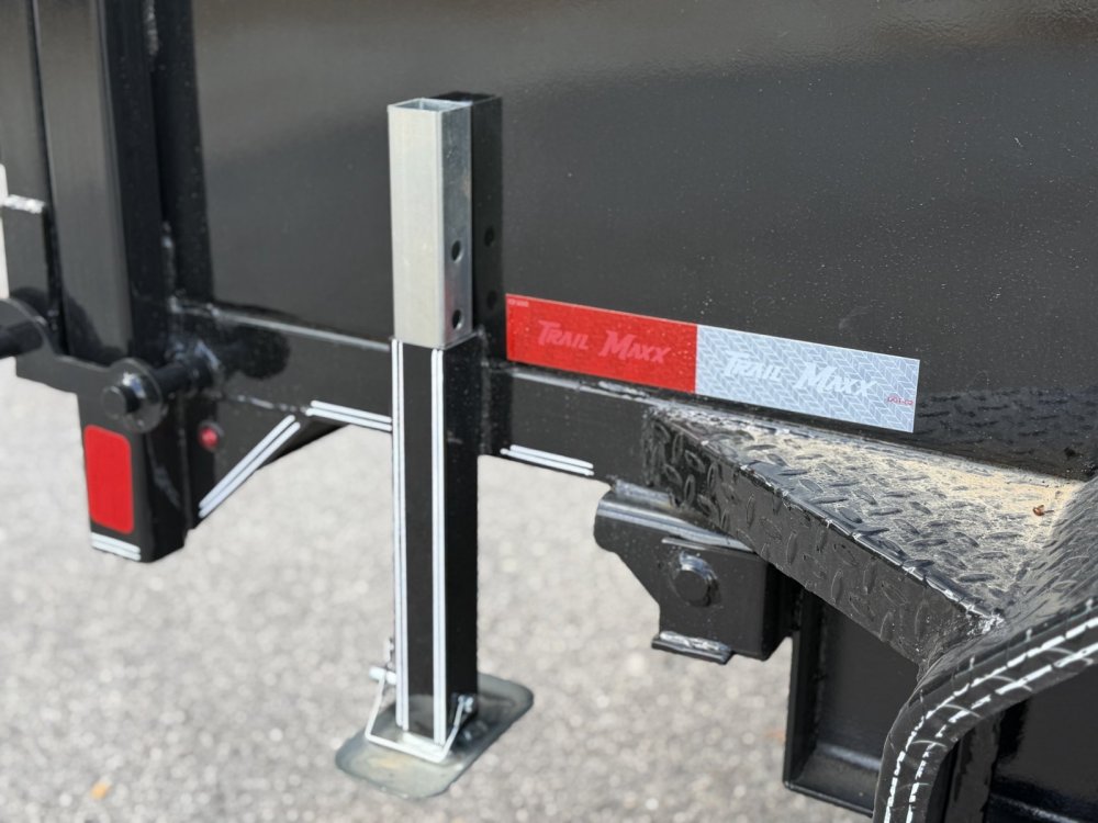 2026 Trail Maxx 83X14X3 HIGH SIDE TELESCOPIC W/REAR STABILIZER JACKS 14K GVWR Dump Trailer