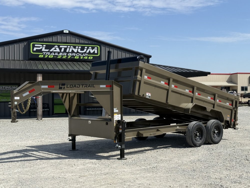 2026 Load Trail DG 83X16X3 HIGH SIDE TELESCOPIC W/14 PLYS AND 7 GAUGE 14K GVWR GOOSENECK Dump Traile