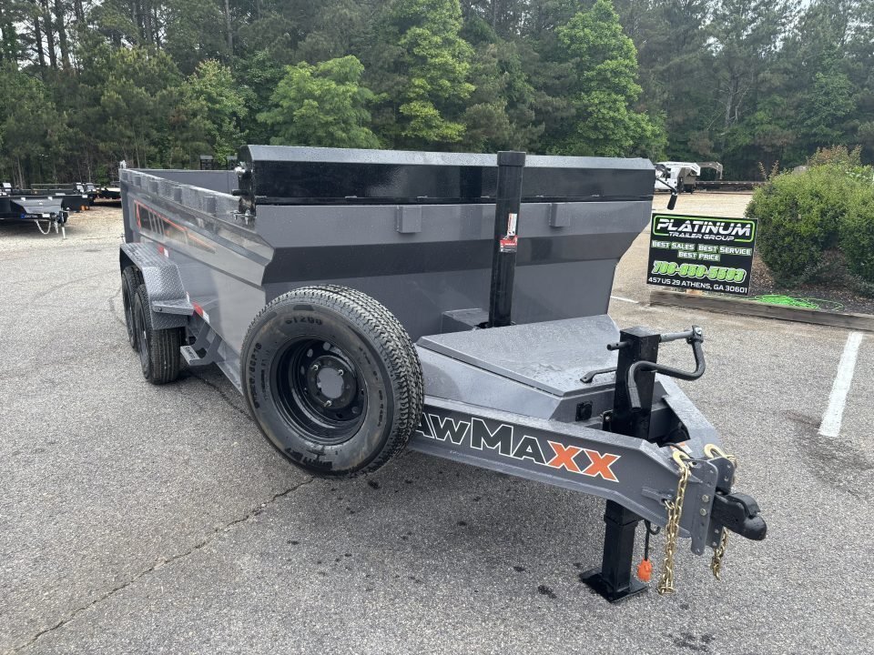 2026 RawMaxx GDX KNIGHT 83X16 HIGH SIDE TELESCOPIC CYLINDER 14K GVWR Dump Trailer