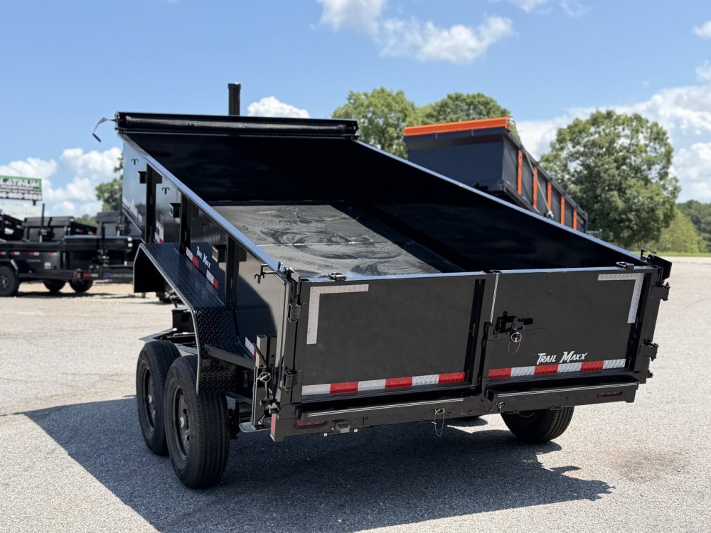 2026 Trail Maxx 83X14X2 TELESCOPIC W/REAR STABILIZER JACKS 14K GVWR Dump Trailer