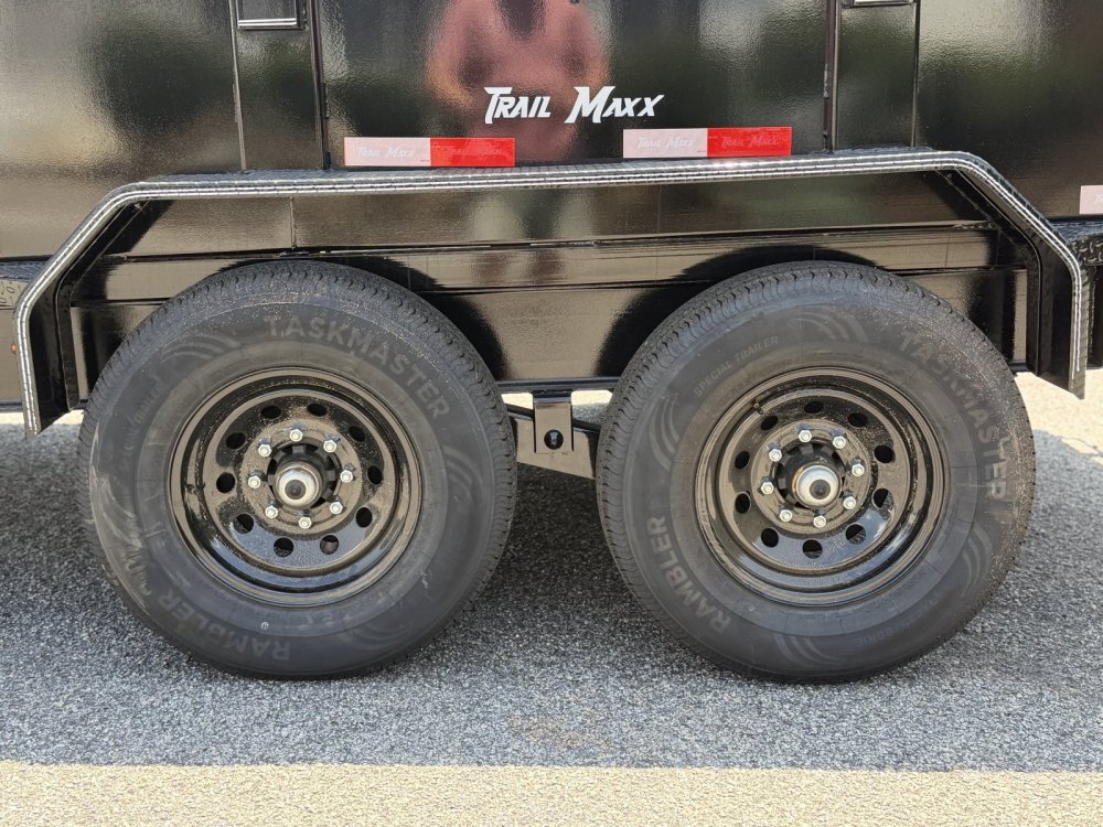 2026 Trail Maxx 83X14X2 TELESCOPIC W/REAR STABILIZER JACKS 14K GVWR Dump Trailer