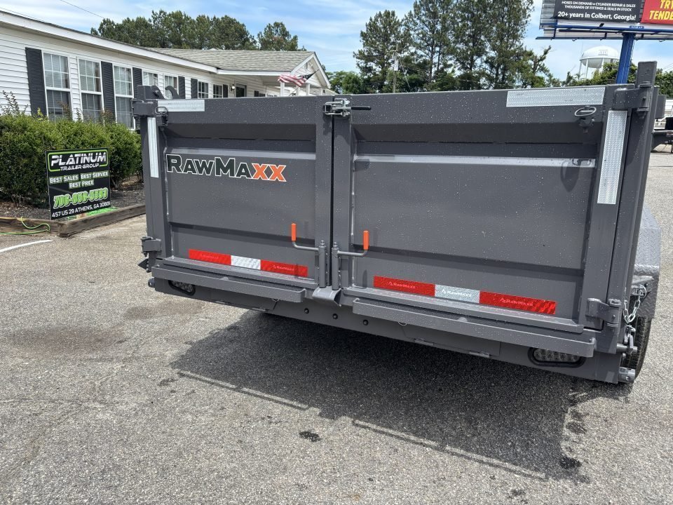2026 RawMaxx GDX KNIGHT 83X14 HIGH SIDE TELESCOPIC CYLINDER 14K GVWR Dump Trailer