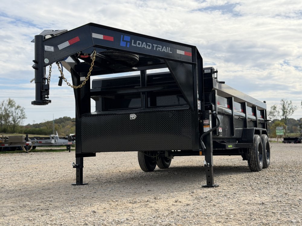 2027 83X16 DG LOAD TRAIL / 36" SIDES / 7 GAUGE FLOOR / 16 PLY TIRES / TELESCOPIC / 16K GVWR / GOOSEN