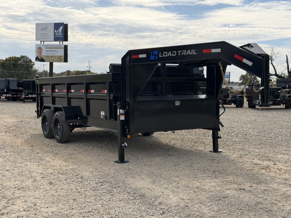 2027 83X16 DG LOAD TRAIL / 36" SIDES / 7 GAUGE FLOOR / 16 PLY TIRES / TELESCOPIC / 16K GVWR / GOOSEN