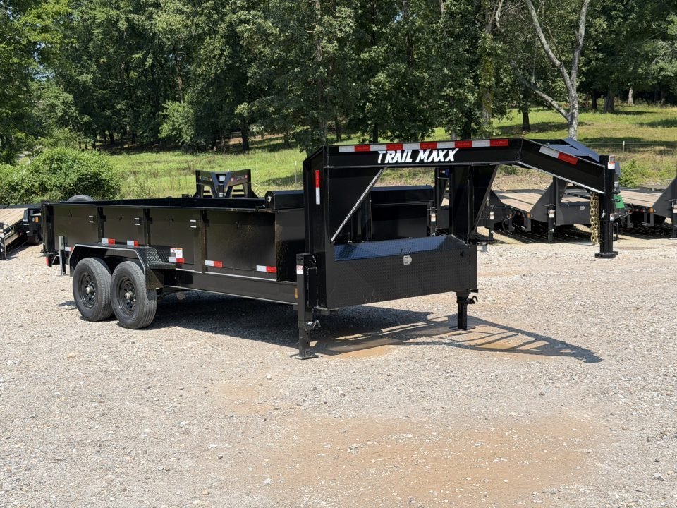 2026 Trail Maxx 83X16 14K GVWR GOOSENECK Dump Trailer