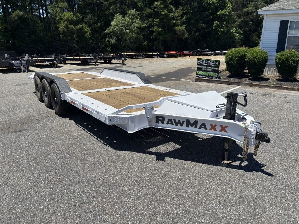 2026 RawMaxx G3X 102X24 BUMPER PULL GRAVITY TILT TRAILER 21K GVWR Equipment Trailer
