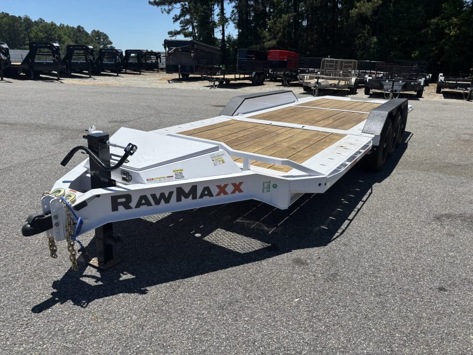 2026 RawMaxx G3X 102X24 BUMPER PULL GRAVITY TILT TRAILER 21K GVWR Equipment Trailer