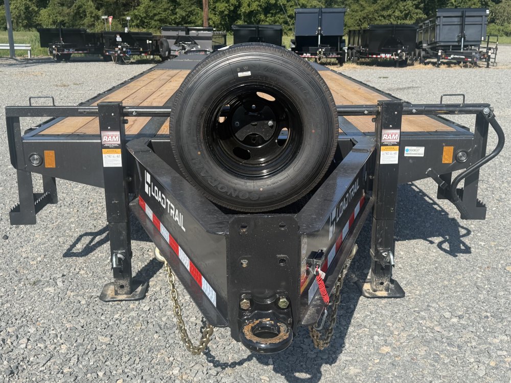 2027 Load Trail 102X30 PP Deckover Trailer W/12K Axles, Max Ramps, 14 Ply Tires, Tool Tray