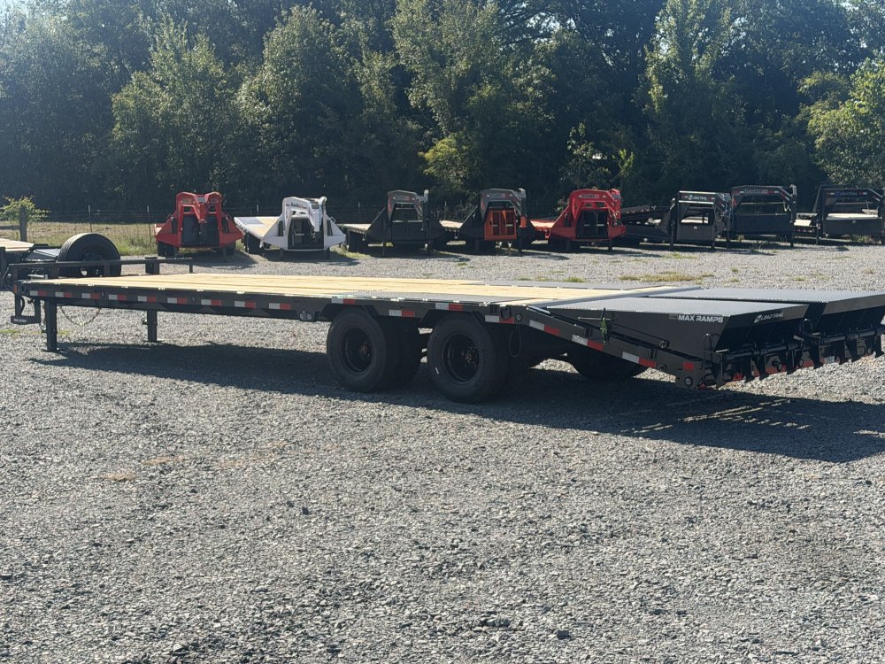 2027 Load Trail 102X30 PP Deckover Trailer W/12K Axles, Max Ramps, 14 Ply Tires, Tool Tray