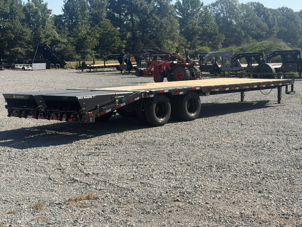 2027 Load Trail 102X30 PP Deckover Trailer W/12K Axles, Max Ramps, 14 Ply Tires, Tool Tray