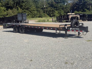 2027 Load Trail 102X30 PP Deckover Trailer W/12K Axles, Max Ramps, 14 Ply Tires, Tool Tray