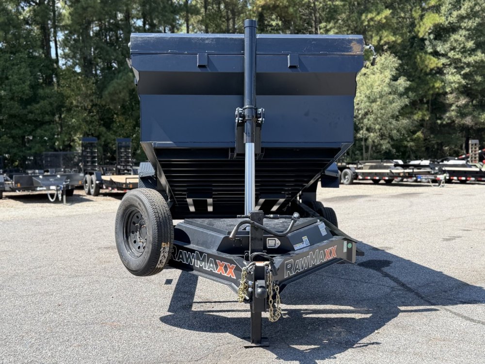 2027 RawMaxx GDX KNIGHT 83X16 HIGH SIDE TELESCOPIC CYLINDER 14K GVWR Dump Trailer
