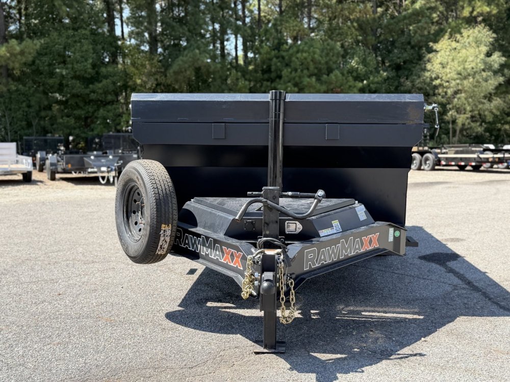 2027 RawMaxx GDX KNIGHT 83X16 HIGH SIDE TELESCOPIC CYLINDER 14K GVWR Dump Trailer