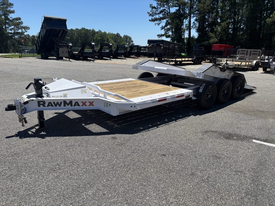 2026 RawMaxx G3X 102X24 BUMPER PULL GRAVITY TILT TRAILER 21K GVWR Equipment Trailer