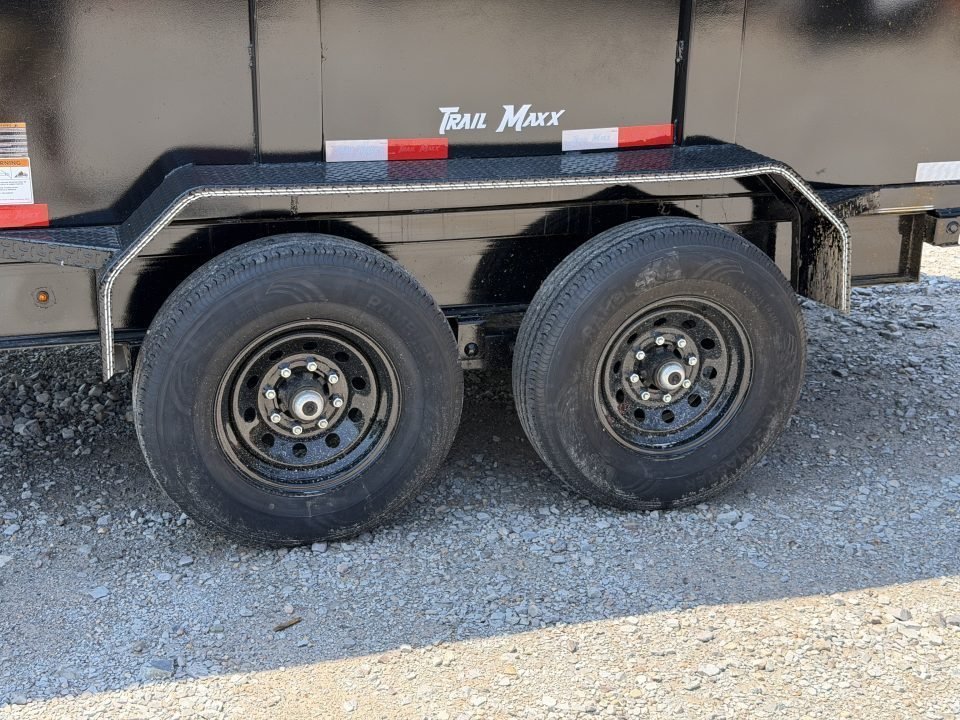 2026 Trail Maxx DT 83X16 3' SIDE 14K GVWR REAR STABILIZER JACKS Dump Trailer