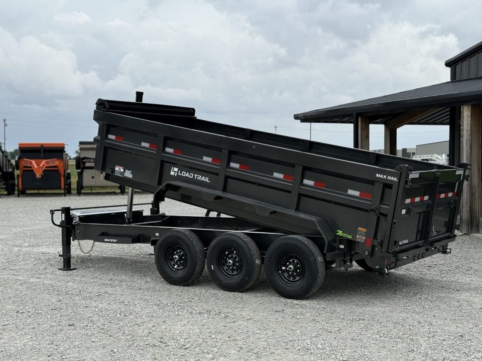 2027 Load Trail DL 83X16X3 HIGH SIDE TELESCOPIC W/7 GAUGE FLOOR AND 14 PLY TIRES 21K GVWR Dump Trail