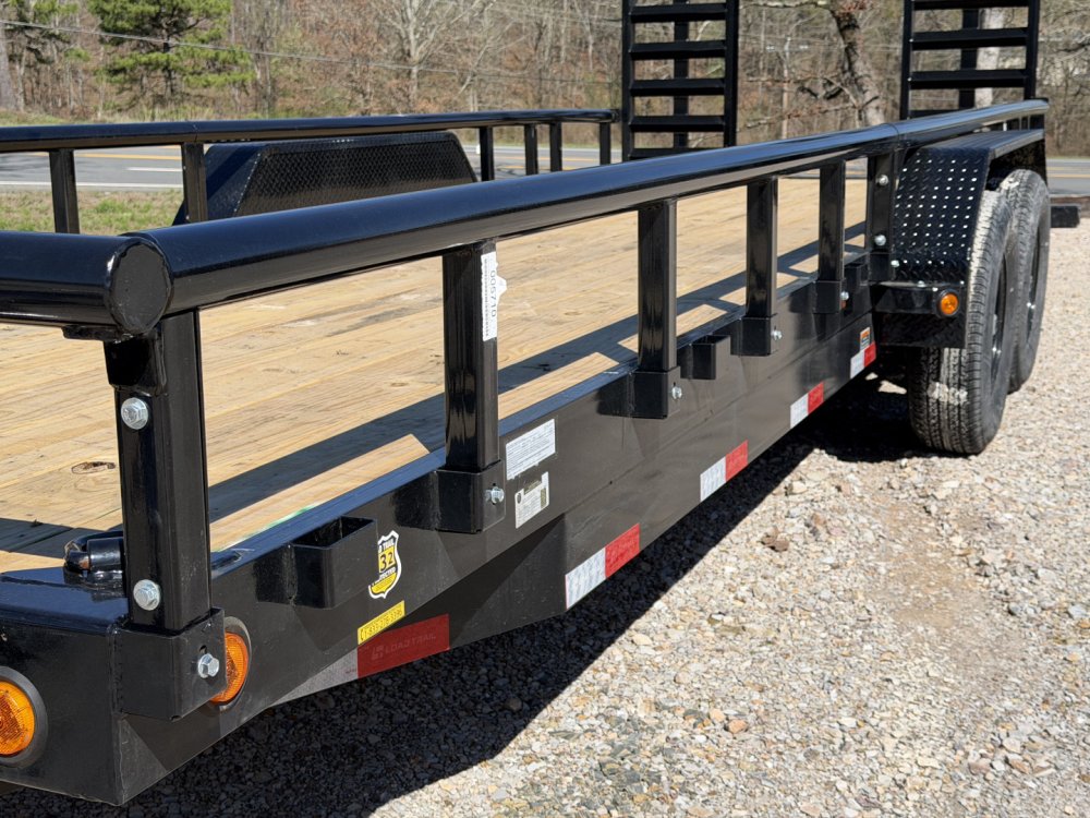 2026 Load Trail 83X22 CS 14K GVWR PIPE TOP STANDUP RAMPS Equipment Trailer