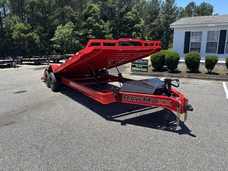 2026 RawMaxx FYH 102X24 LOW PRO 16K GVWR FULL POWER Tilt Trailer