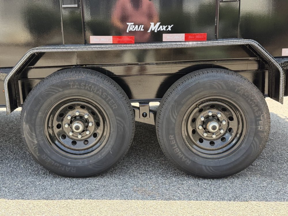 2026 Trail Maxx 83X14X2 TELESCOPIC W/REAR STABILIZER JACKS 14K GVWR Dump Trailer