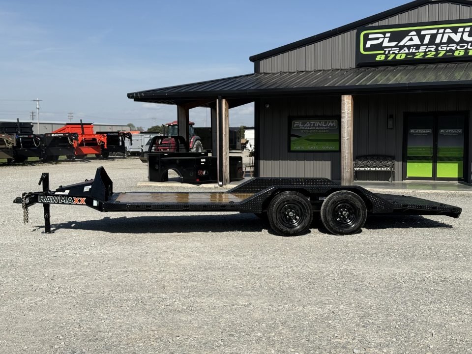2026 RawMaxx SLX STEALTH X 102X20 WITH DRIVE OVER FENDERS AND TORSION AXLES 9990K GVWR Car Hauler