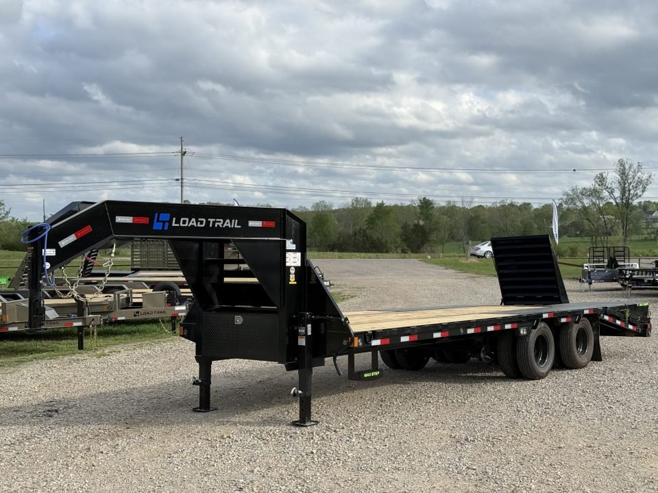 2026 Load Trail GP 102X25 Flatbed Trailer / MAX RAMPS / WINCH PLATE / RUB RAIL / 24K GVWR