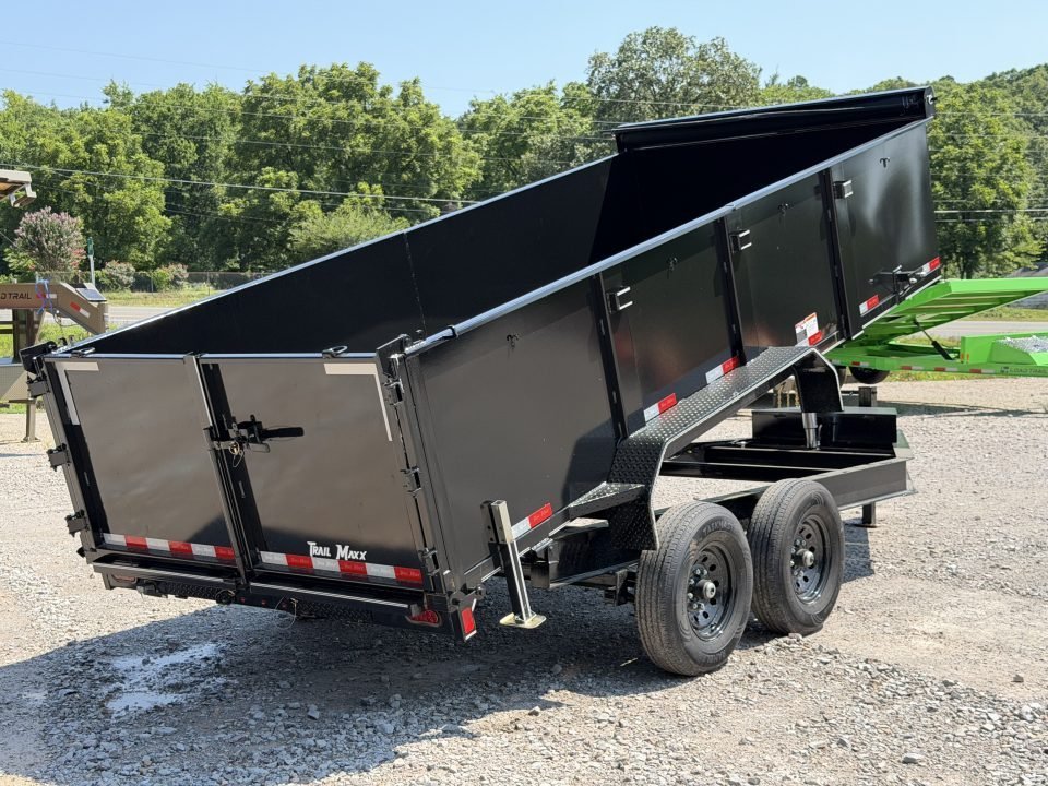 2026 Trail Maxx DT 83X16 3' SIDE 14K GVWR REAR STABILIZER JACKS Dump Trailer