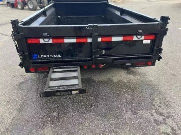 2027 Load Trail 72X12 DE Dump Trailer W/18 INCH SIDES, RAMPS, TARP, SPREAD GATES, 5200 POUND AXLES,