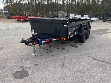 2027 Load Trail 72X12 DE Dump Trailer W/18 INCH SIDES, RAMPS, TARP, SPREAD GATES, 5200 POUND AXLES,