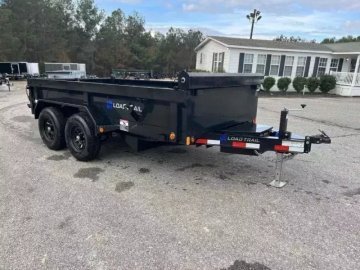 2027 Load Trail 72X12 DE Dump Trailer W/18 INCH SIDES, RAMPS, TARP, SPREAD GATES, 5200 POUND AXLES,