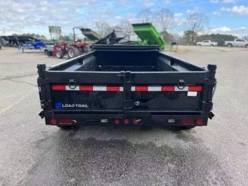 2027 Load Trail 72X12 DE Dump Trailer W/18 INCH SIDES, RAMPS, TARP, SPREAD GATES, 5200 POUND AXLES,