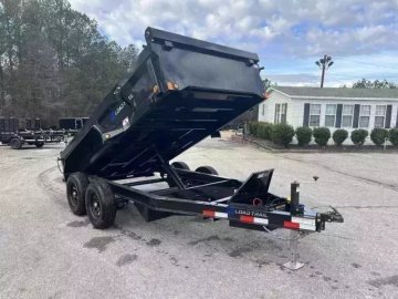 2027 Load Trail 72X12 DE Dump Trailer W/18 INCH SIDES, RAMPS, TARP, SPREAD GATES, 5200 POUND AXLES,