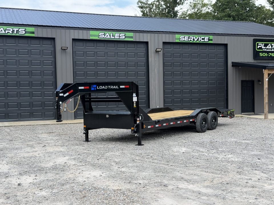 2027 Load Trail GC 102X24 14K LOWBOY MAX RAMPS DRIVE OVER FENDERS Flatbed Trailer