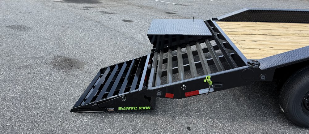 2027 Load Trail CH 102X24 21K GVWR DRIVE OVER FENDER MAX RAMP Equipment Trailer