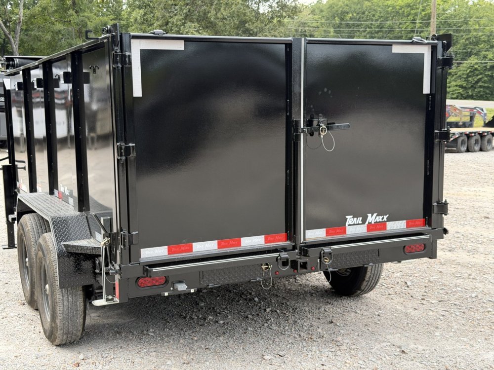 2026 Trail Maxx DT 83X14 4' SIDE 14K GVWR REAR STABILIZER JACKS GOOSENECK Dump Trailer