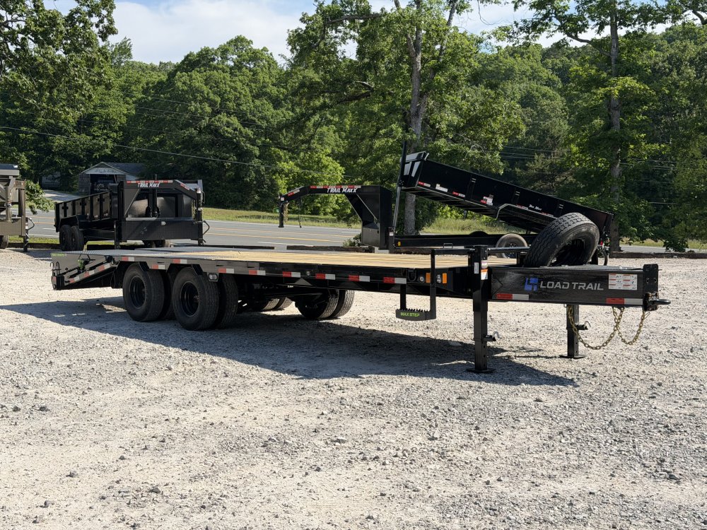 2026 Load Trail PP 102X25 22K GVWR 5' MAX RAMPS 14PLY TIRES Flatbed Trailer