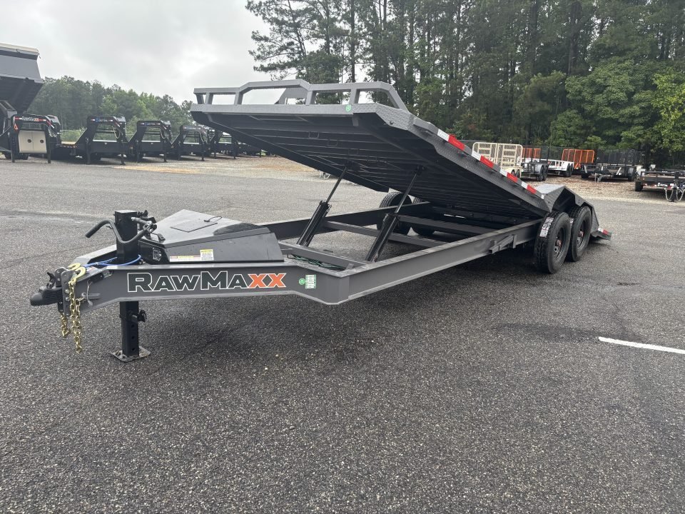 2026 RawMaxx FYH 102X24 LOW PRO 16K GVWR FULL POWER Tilt Trailer