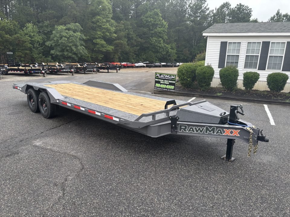2026 RawMaxx FYH 102X24 LOW PRO 16K GVWR FULL POWER Tilt Trailer