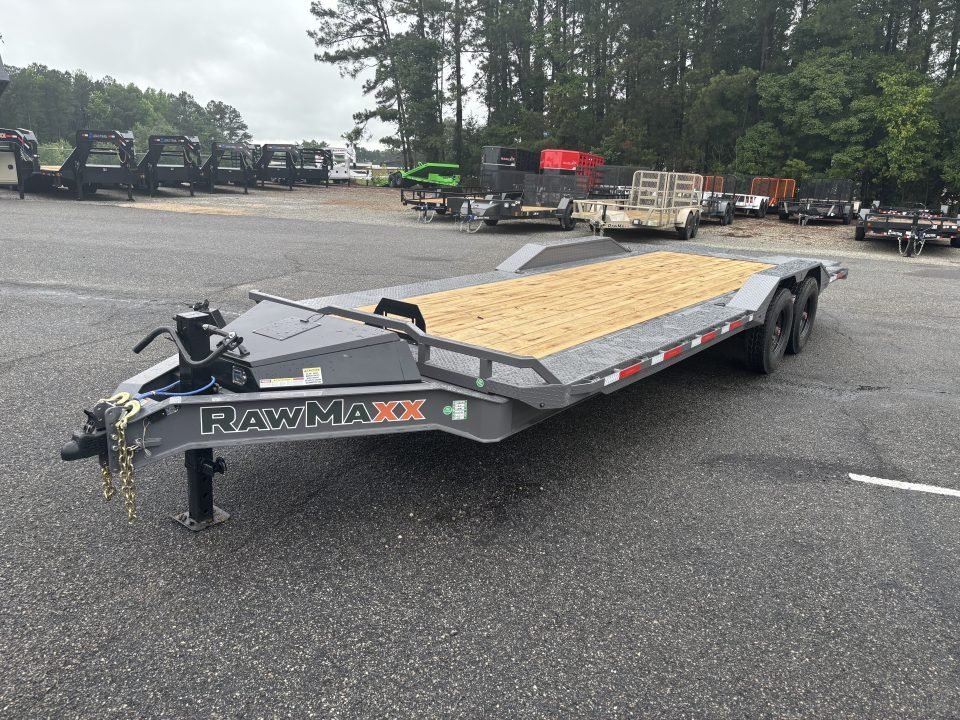 2026 RawMaxx FYH 102X24 LOW PRO 16K GVWR FULL POWER Tilt Trailer